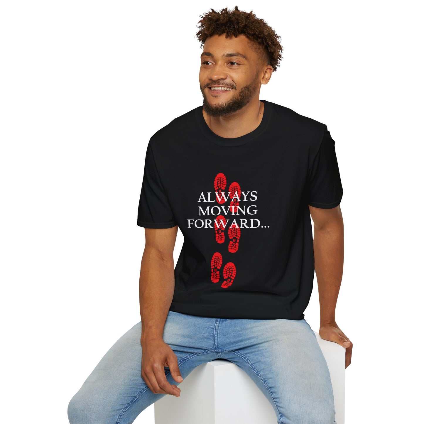 Inspirational T-Shirt for Journey Enthusiasts, Always Moving Forward, Embrace the Journey, Motivational Tee, Gift for Adventurers