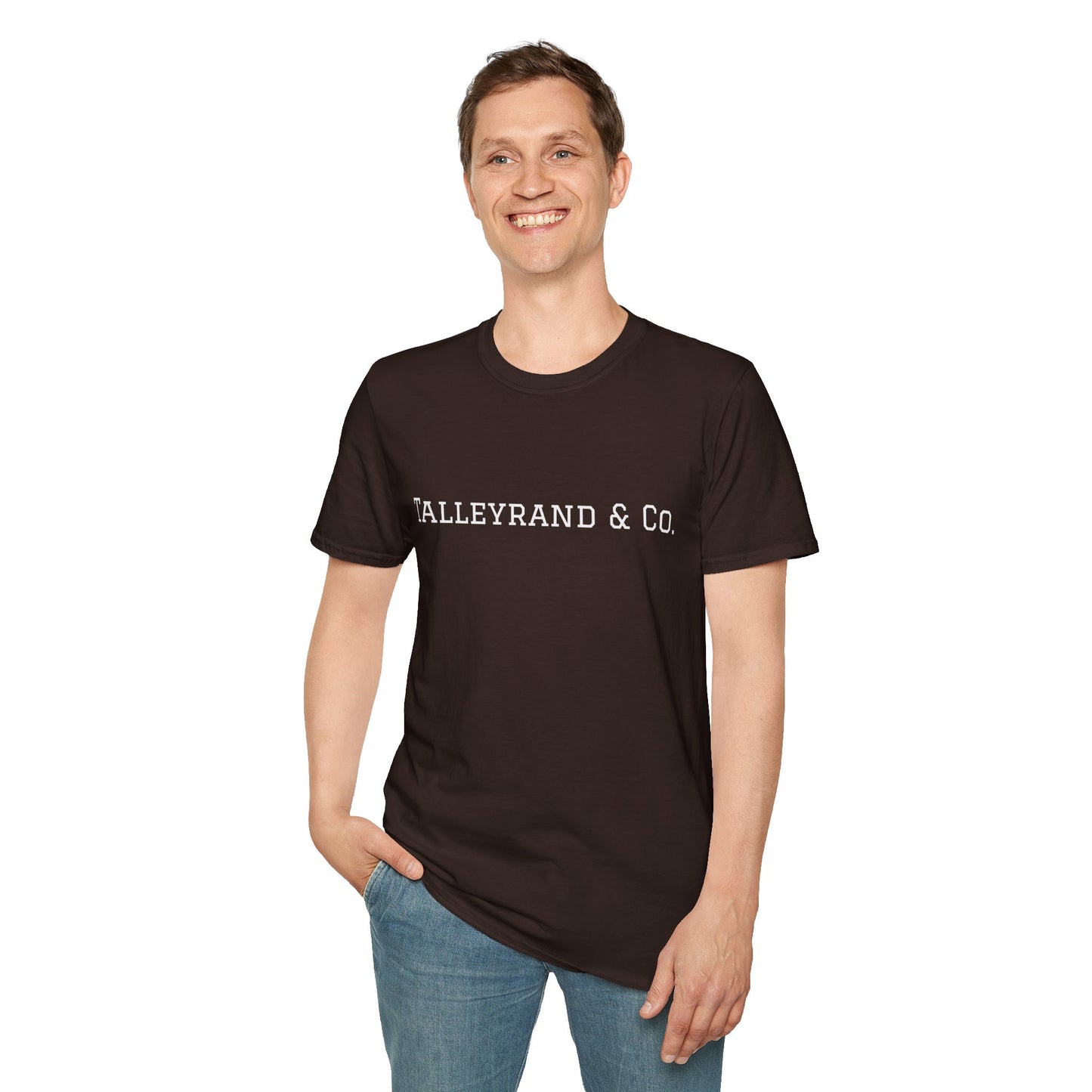 Classic Unisex Softstyle T-Shirt with Talleyrand & Co. Design, Casual Wear, Gift Idea, Everyday Basics, Trendy Fashion, Unisex Tee