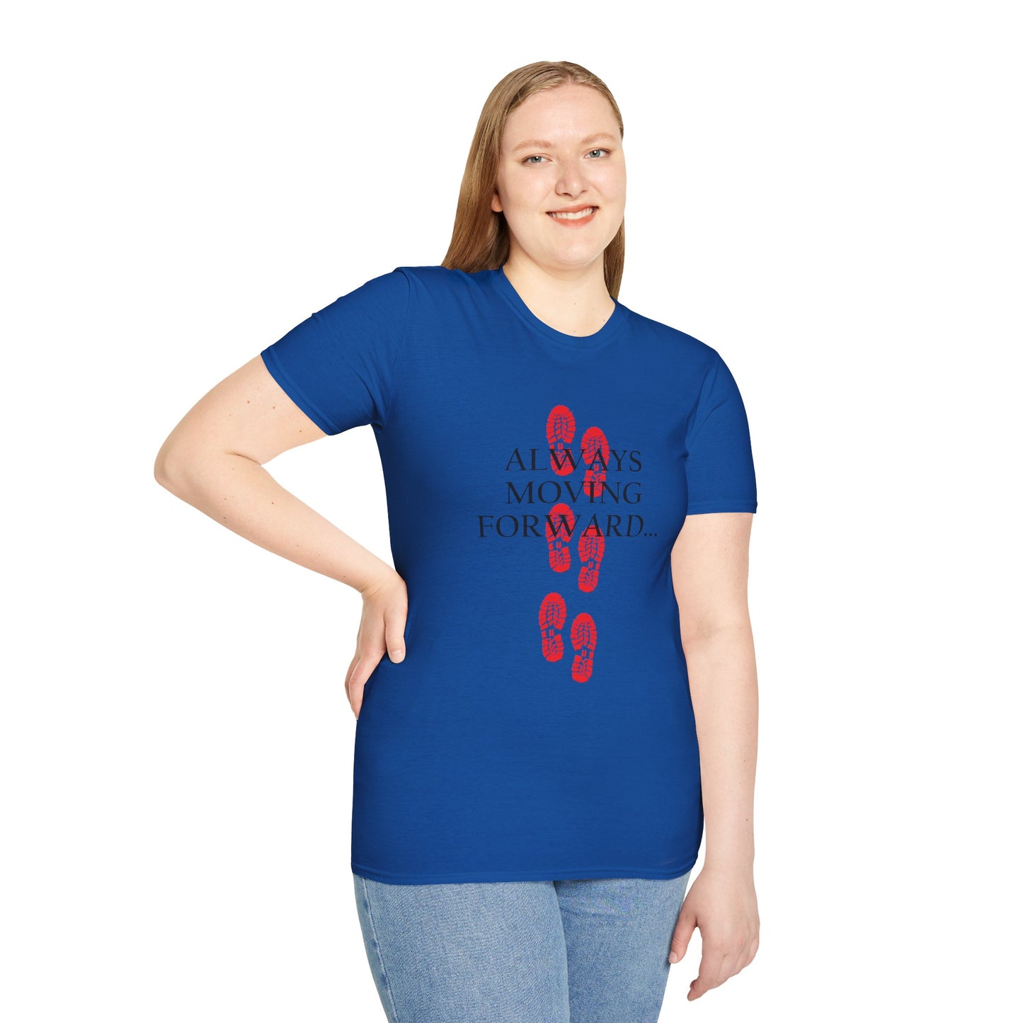 Inspirational T-Shirt for Journey Enthusiasts, Always Moving Forward, Embrace the Journey, Motivational Tee, Gift for Adventurers