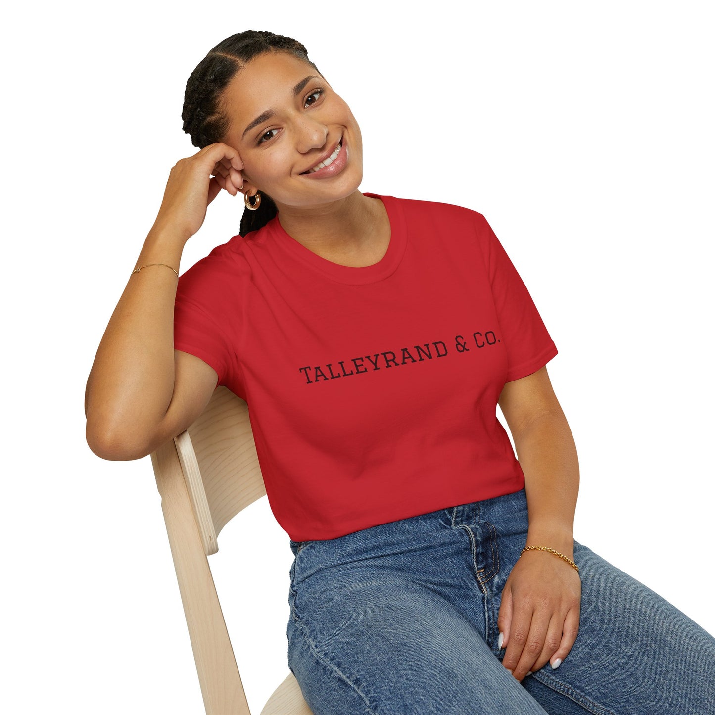 Classic Unisex Softstyle T-Shirt with Talleyrand & Co. Design, Casual Wear, Gift Idea, Everyday Basics, Trendy Fashion, Unisex Tee