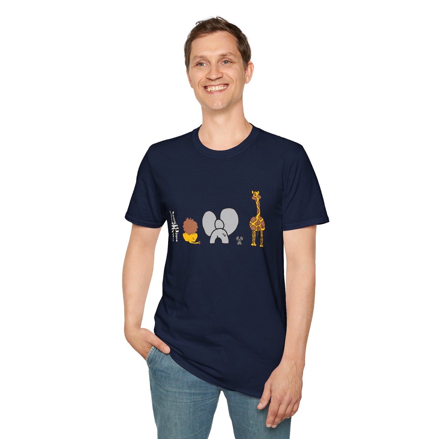 Animal Band Graphic T-Shirt, Cute Zoo Animal Tee, Unisex T-Shirt, Birthday Gift, Fun, Family, Party Outfit, Adventure Shirt