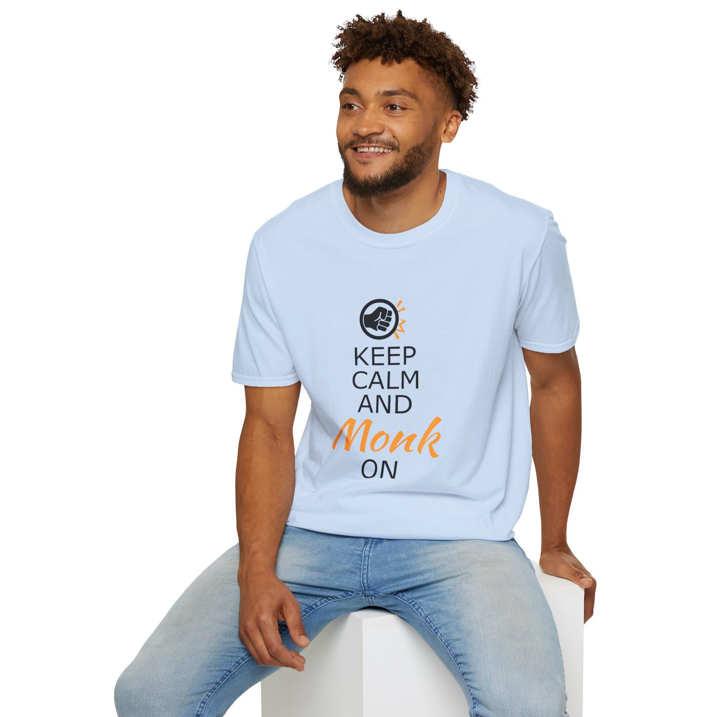 Unisex T-Shirt Keep Calm and Monk On