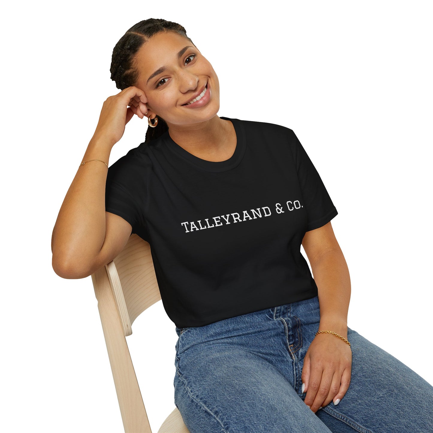 Classic Unisex Softstyle T-Shirt with Talleyrand & Co. Design, Casual Wear, Gift Idea, Everyday Basics, Trendy Fashion, Unisex Tee
