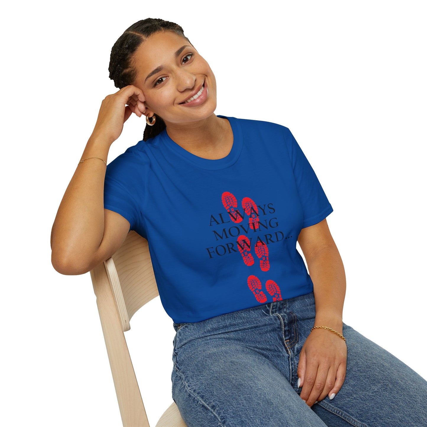 Inspirational T-Shirt for Journey Enthusiasts, Always Moving Forward, Embrace the Journey, Motivational Tee, Gift for Adventurers