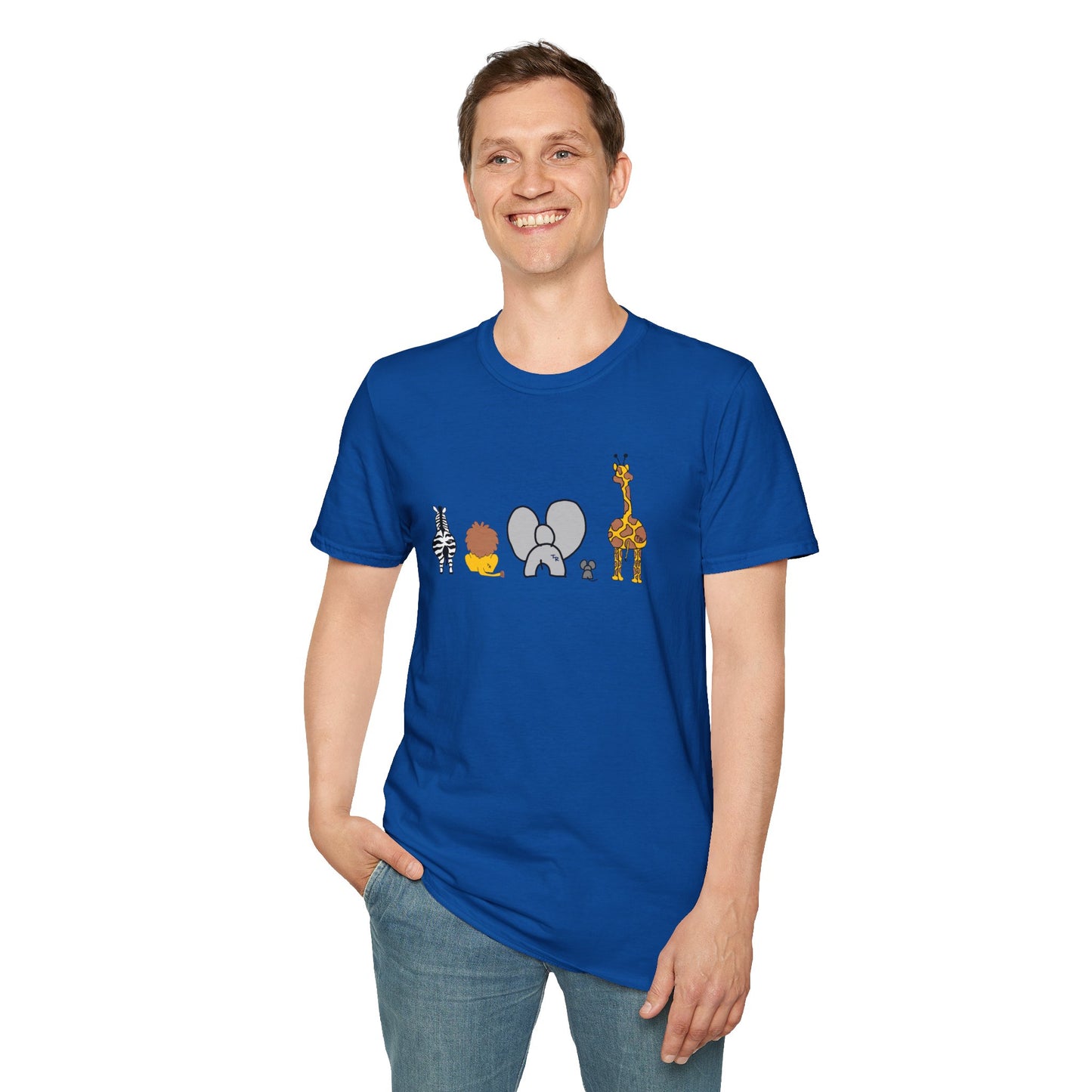 Animal Band Graphic T-Shirt, Cute Zoo Animal Tee, Unisex T-Shirt, Birthday Gift, Fun, Family, Party Outfit, Adventure Shirt