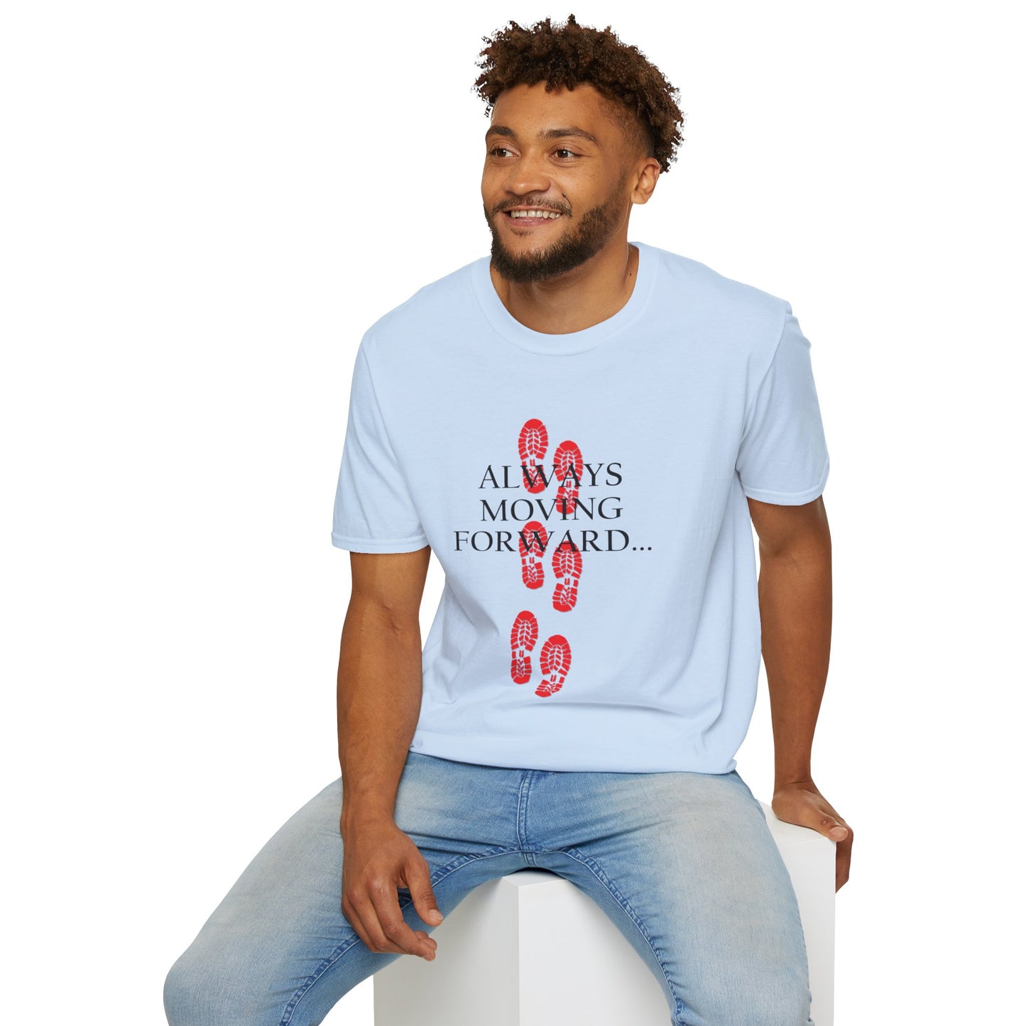 Inspirational T-Shirt for Journey Enthusiasts, Always Moving Forward, Embrace the Journey, Motivational Tee, Gift for Adventurers