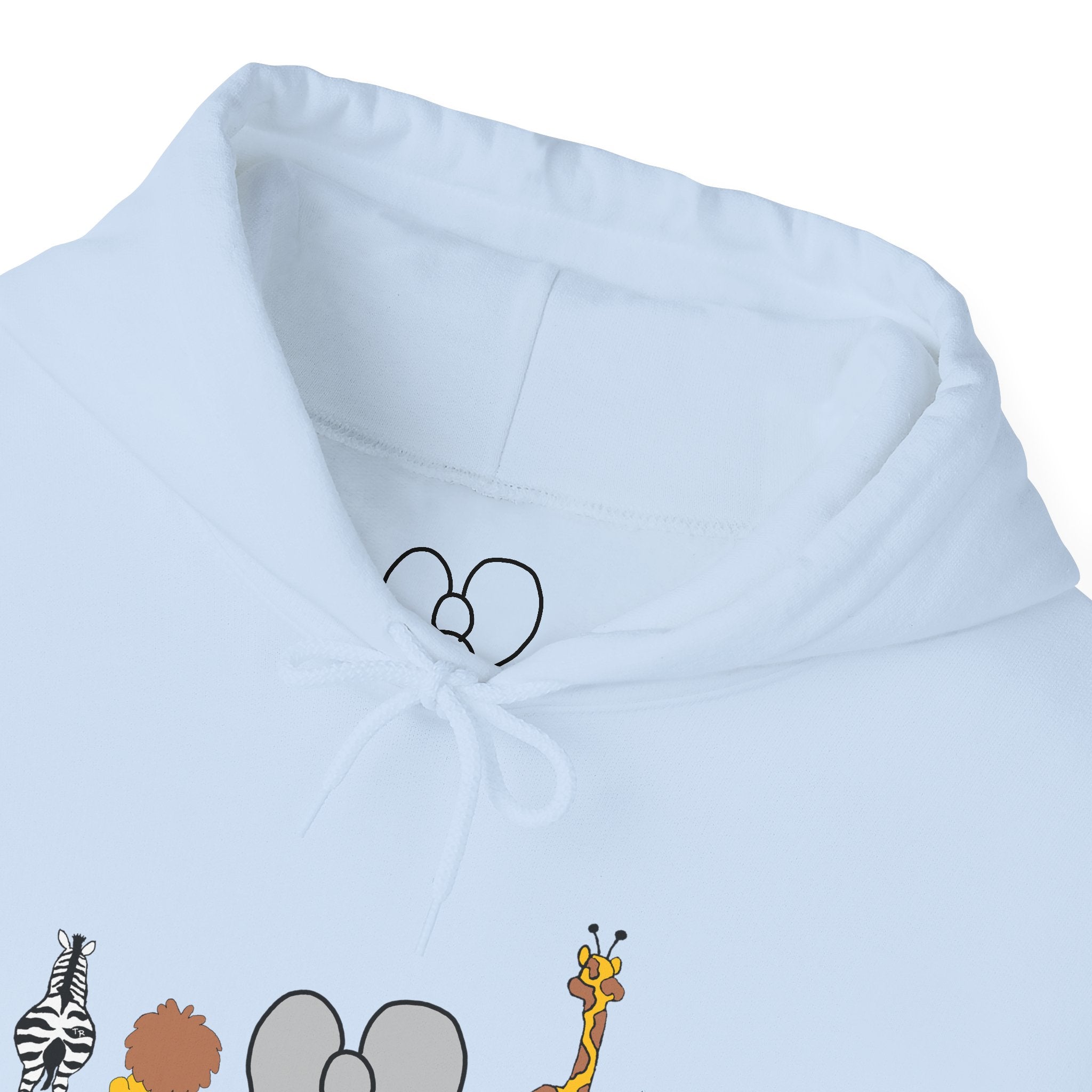 Whimsical Animal Sweatshirt, Cozy Unisex Hoodie for Kids & Teens, Fun Gift for Birthdays, Animal Lovers' Apparel