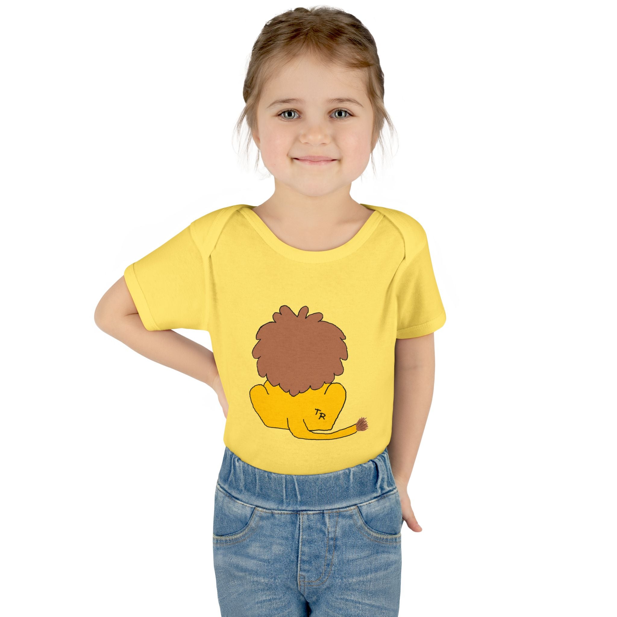 Infant Baby Rib Bodysuit - Lion