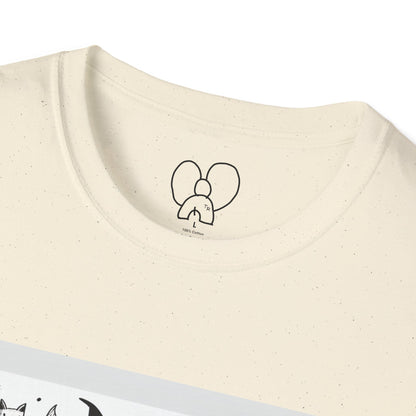 Cute Cartoon Characters Unisex T-Shirt, Graphic Tee, Fun Gift for Kids, Comfortable Apparel, Halloween, Birthday Shirt
