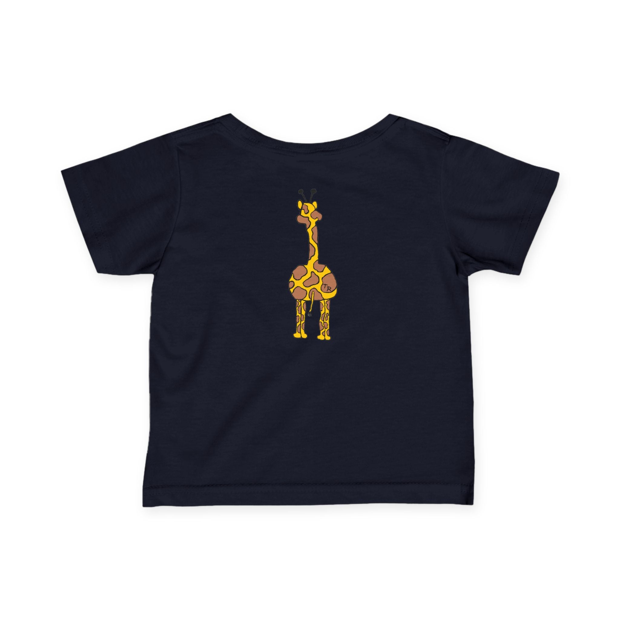 Baby/Infant Tee - Talleyrand Band front - Giraffe Back