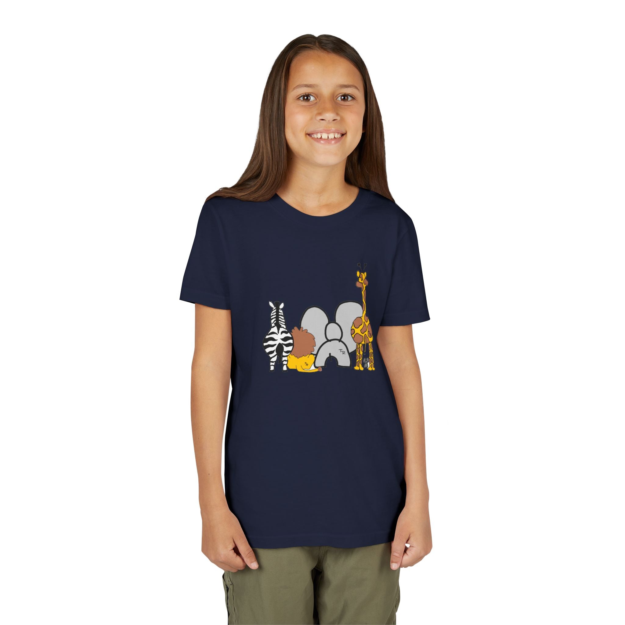 Youth Tee - Animals Front - Elephant