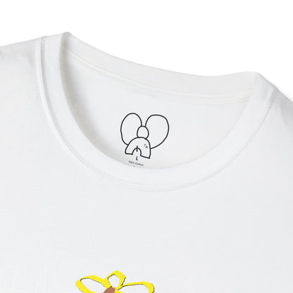 Unisex Softstyle T-Shirt with 'Miss You, Love You' Floral Design - Perfect for Gifts, Casual Wear, Friendship, Love