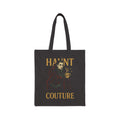 Haunt Couture Tote Bag, Halloween Tote, Witchy Shopping Bag, Spooky Gift, Eco-Friendly Canvas Bag