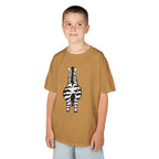 Talleyrand Bands Youth T-shirt with Zebra print front.