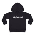 Kids Fleece Hoodie - TalleyRand Band Print Front - Stick Together Fam Back