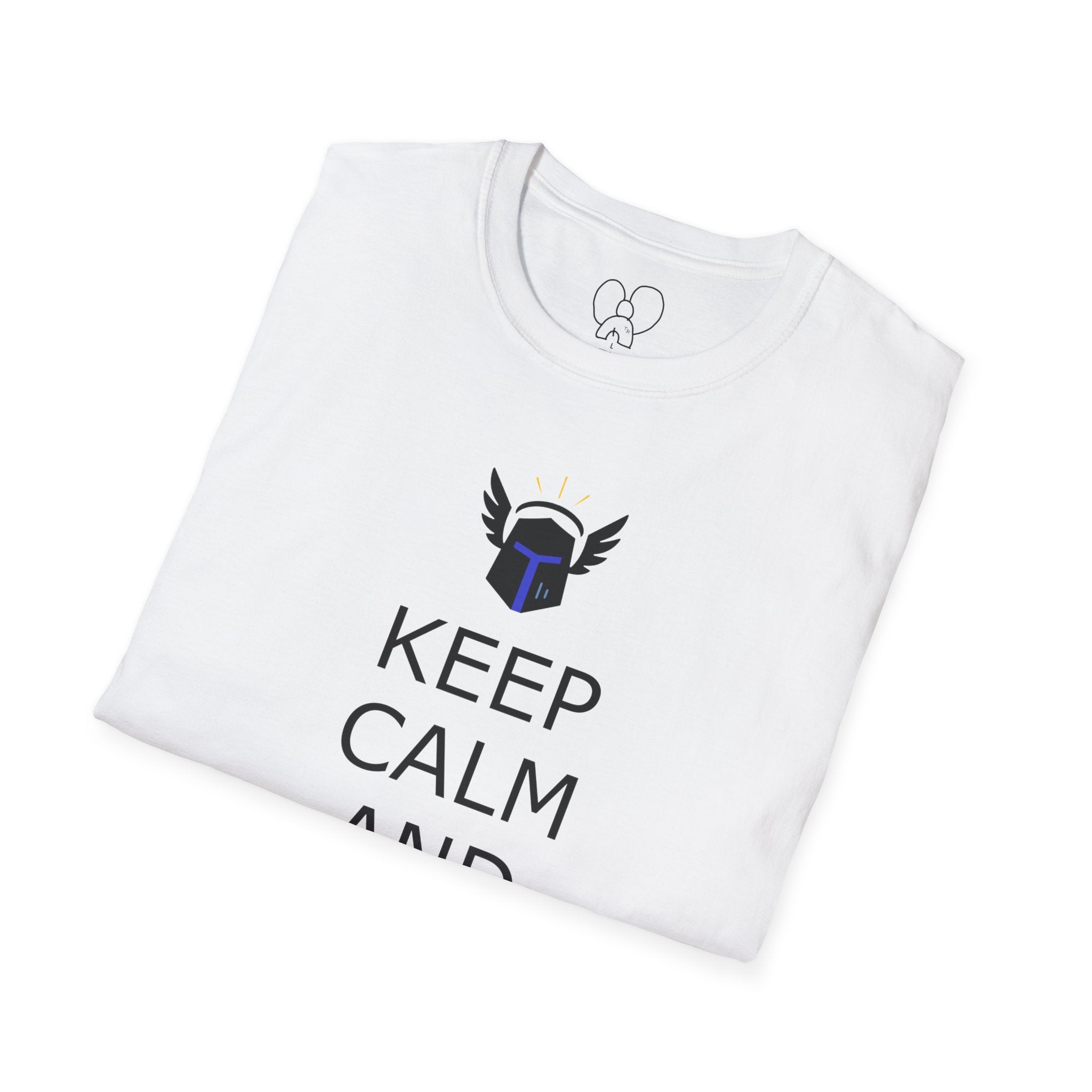 Keep Calm and Paladin On T-Shirt, Unisex Gaming Tee