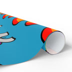 Rainbow Heart Elephant Wrapping Paper