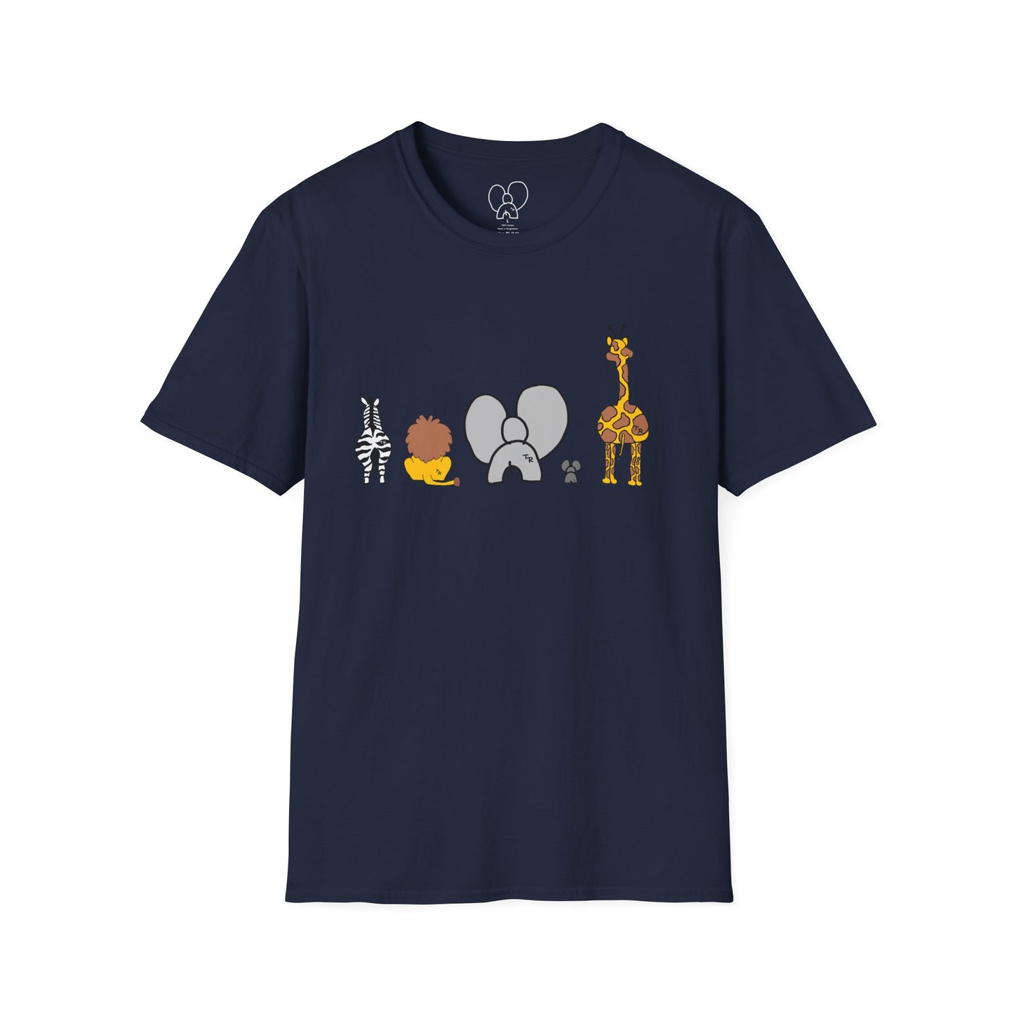 Animal Band Graphic T-Shirt, Cute Zoo Animal Tee, Unisex T-Shirt, Birthday Gift, Fun, Family, Party Outfit, Adventure Shirt