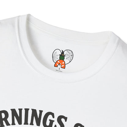 Skull Coffee T-Shirt: Mornings Suck Design, Funny Unisex Tee for Coffee Lovers, Casual Wear, Gift for Friends