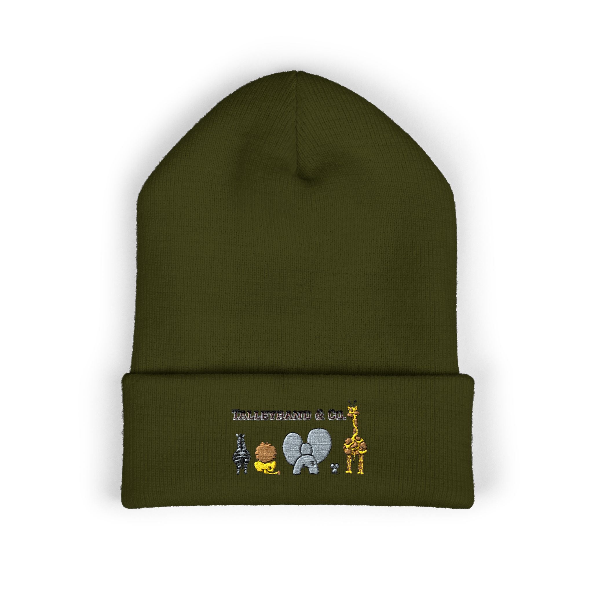 Embroidered Beanie - Talleyrand Animals