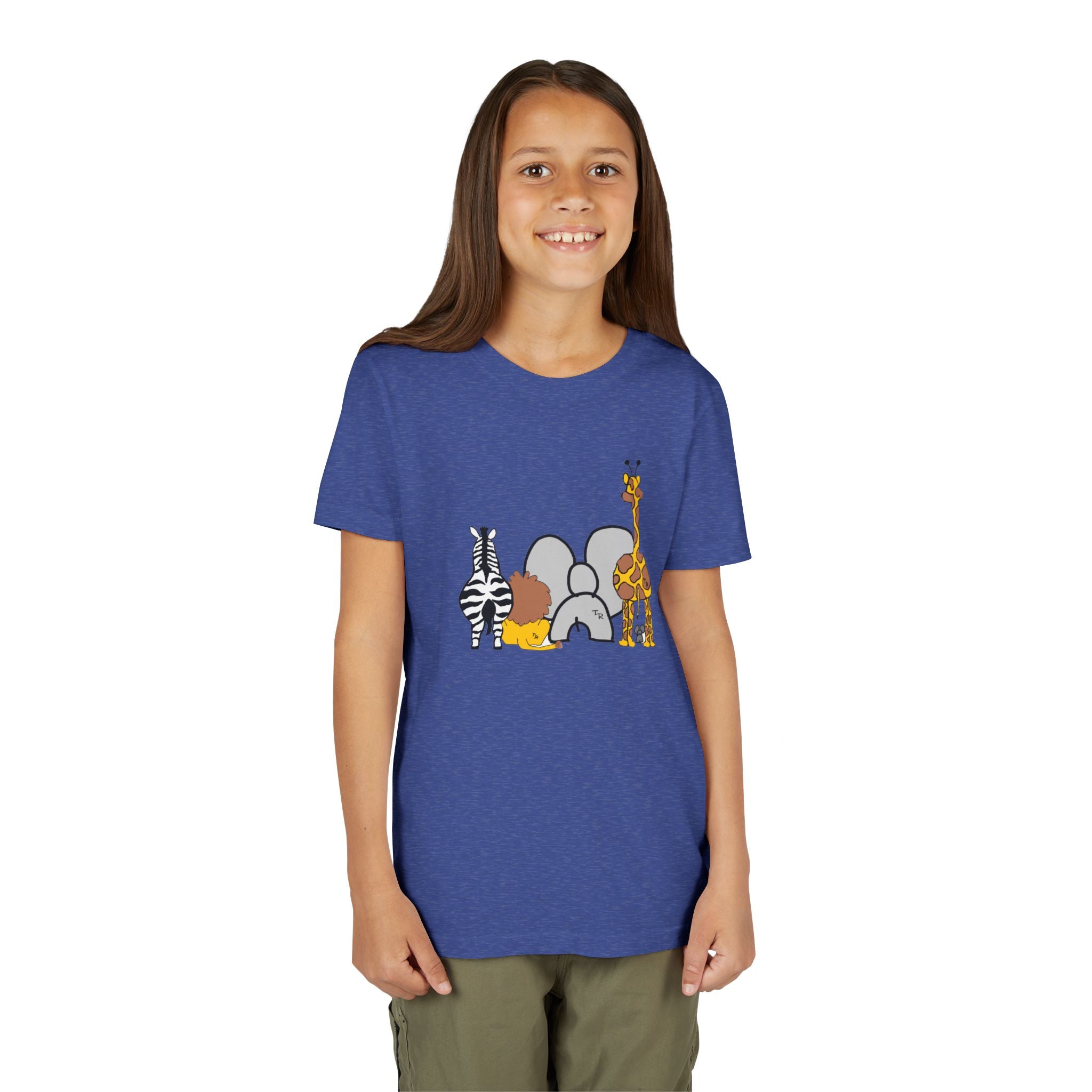 Youth Tee - Animals Front - Elephant