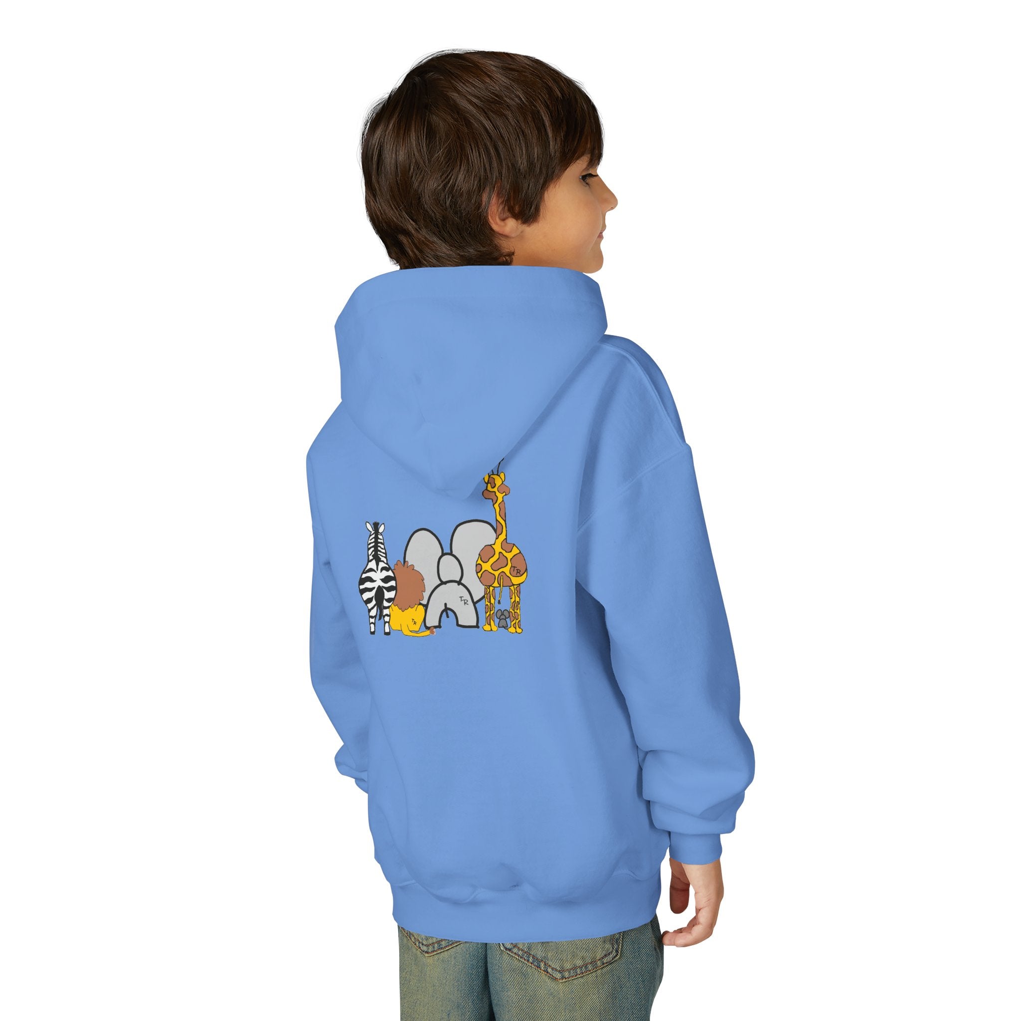 Youth Hoodie -TalleyRand Band Front/Animals Back