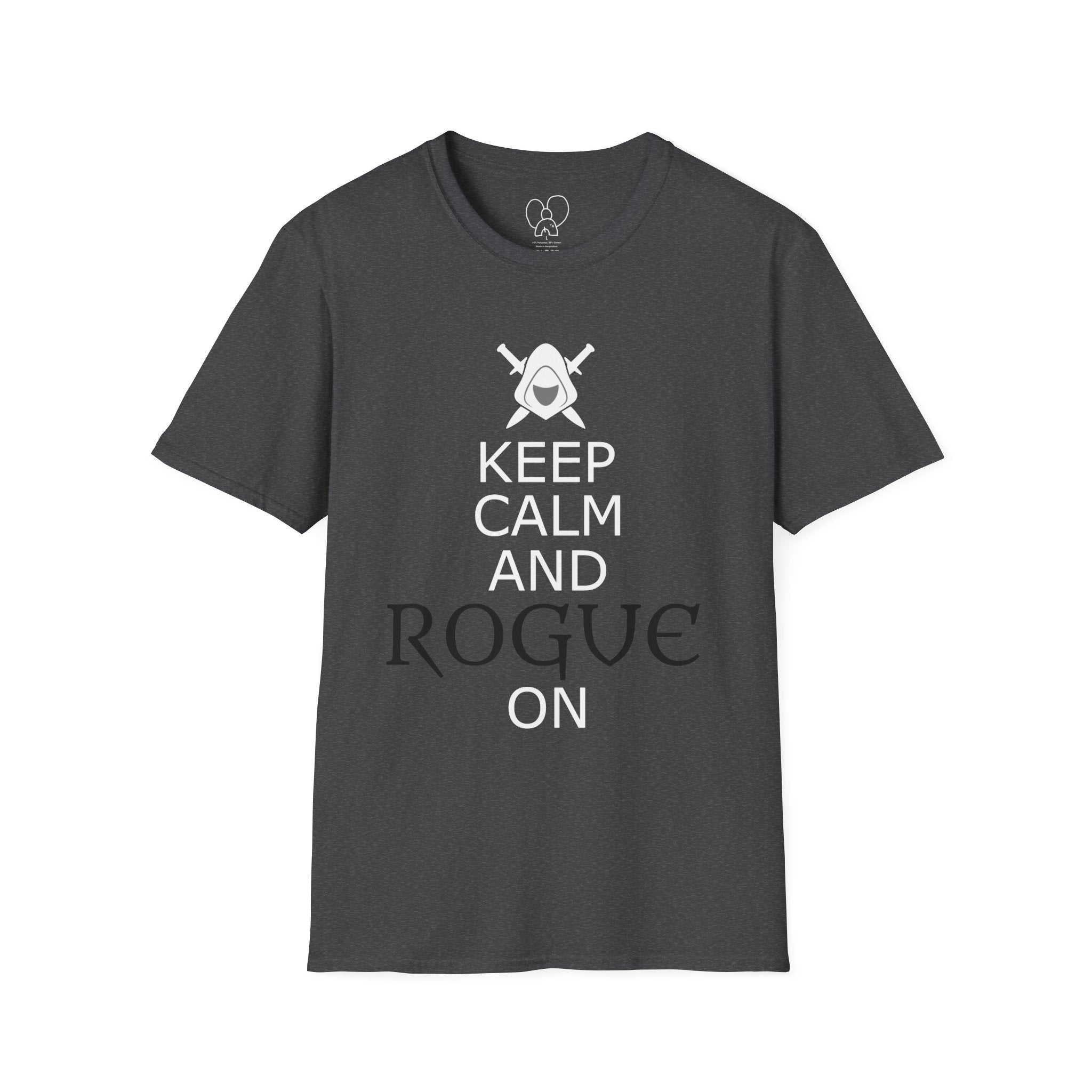 Keep Calm and Rogue On Unisex Softstyle T-Shirt
