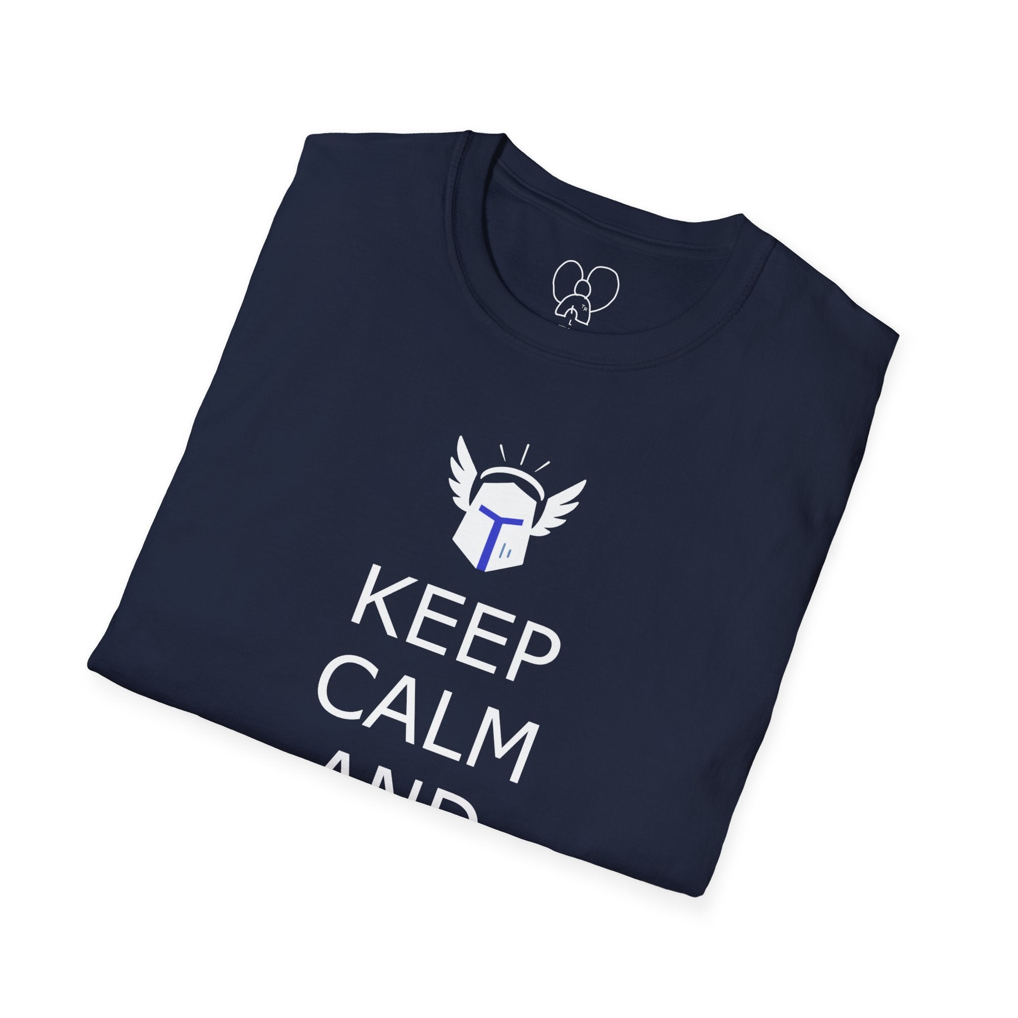 Keep Calm and Paladin On T-Shirt, Unisex Gaming Tee