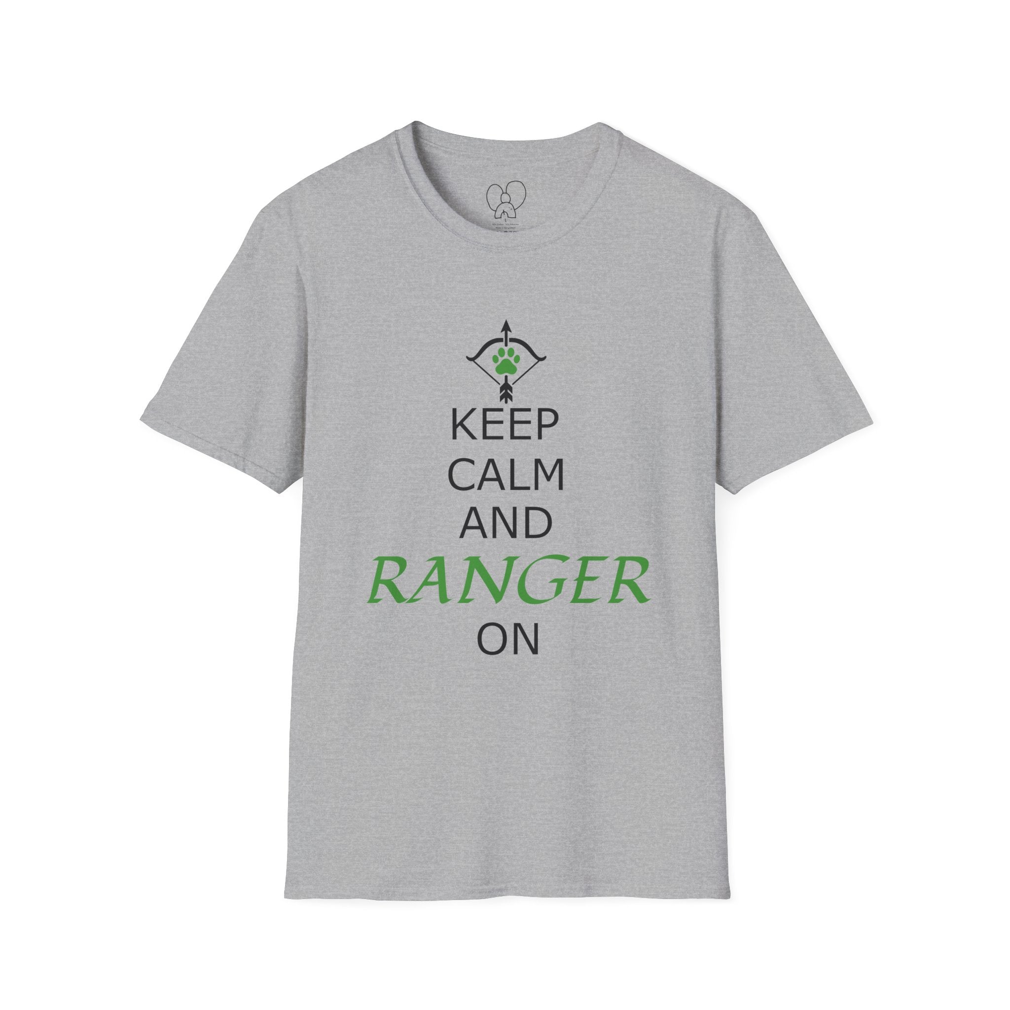 Relaxed Ranger Graphic T-Shirt with Inspiring Quote, Adventure Tee, Nature Lover Shirt, Gift for Outdoorsy Friends, Camping Apparel