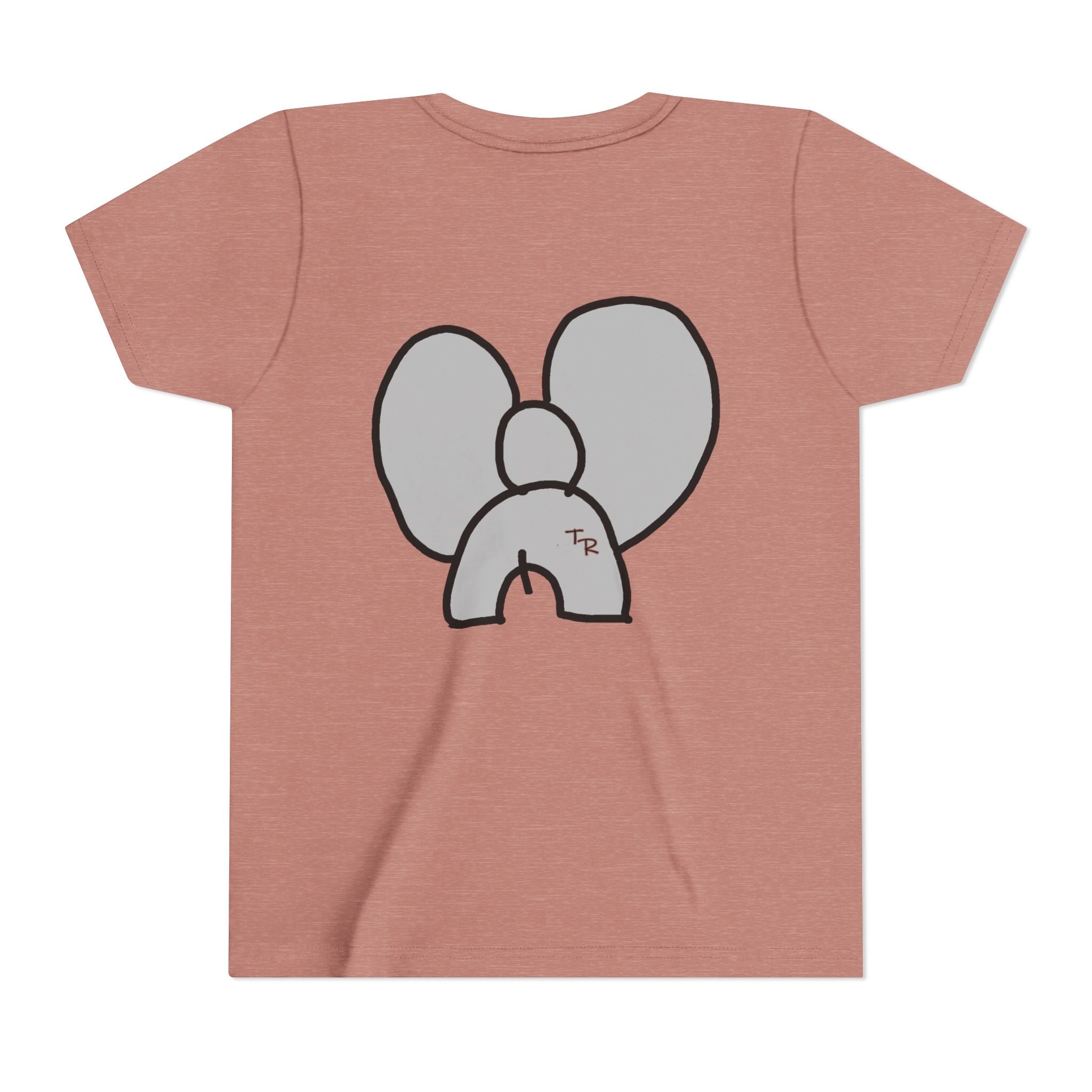 Youth Tee - Animals Front - Elephant
