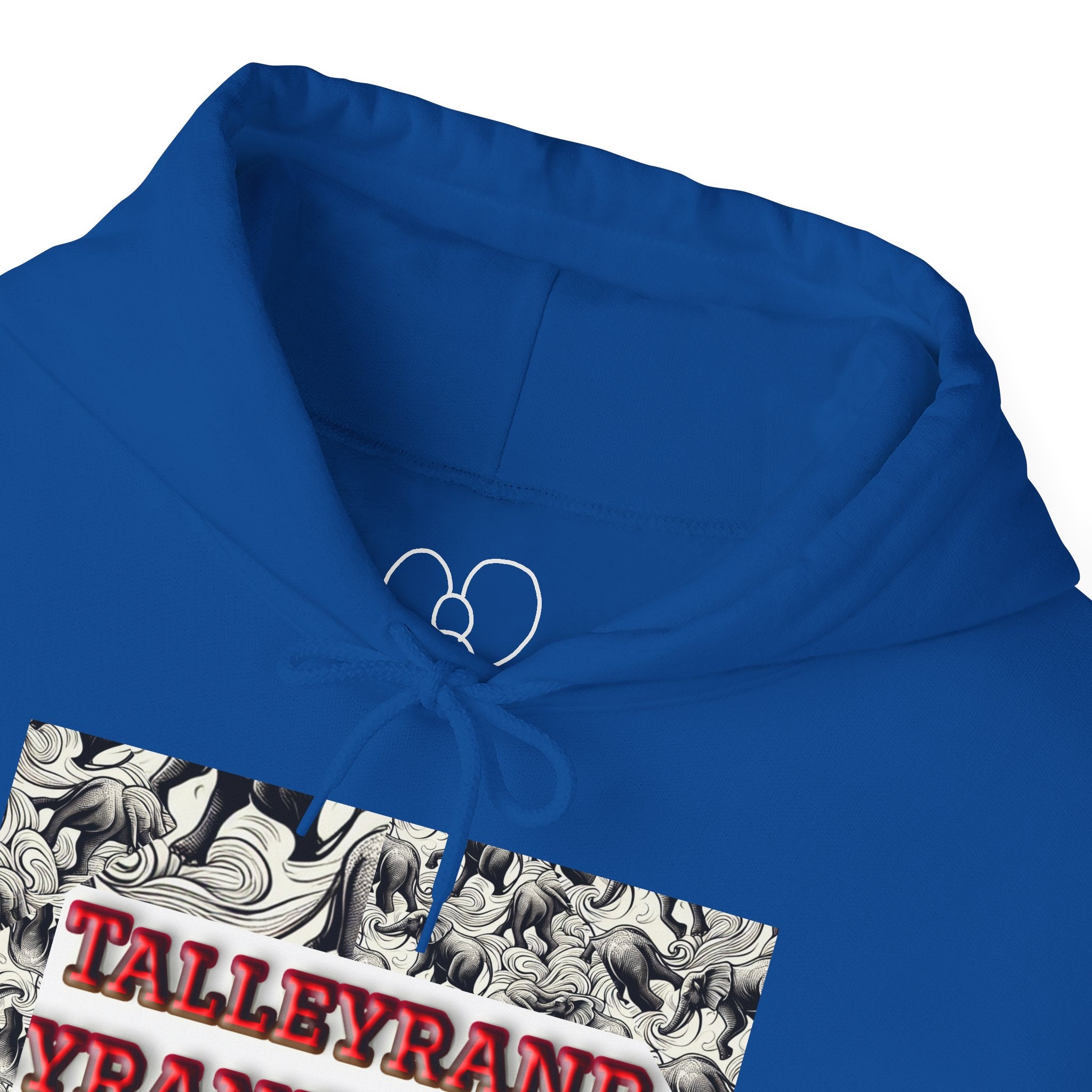 Talleyrand Band Hooded Sweatshirt Text Front/ picture back and picture sleeves