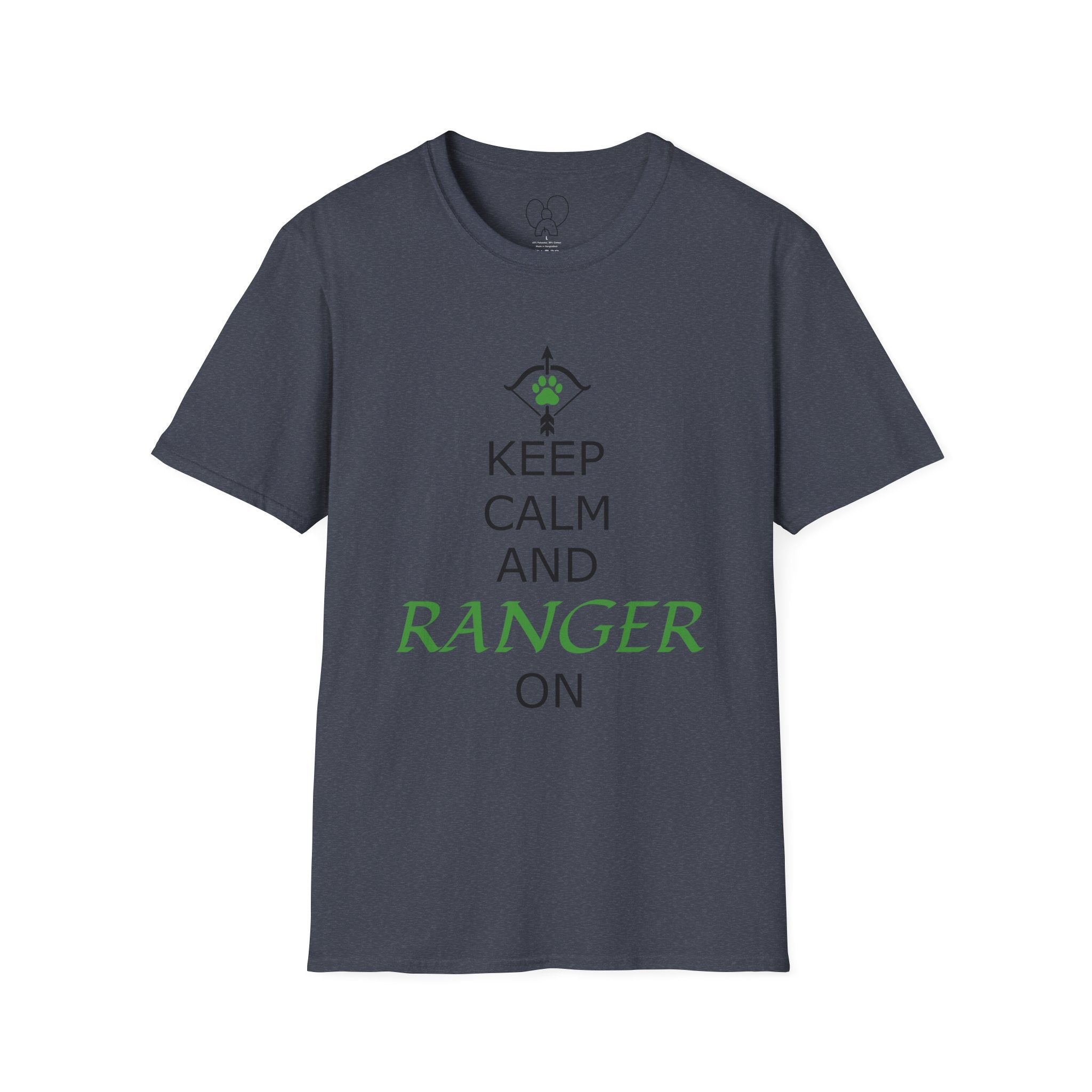 Relaxed Ranger Graphic T-Shirt with Inspiring Quote, Adventure Tee, Nature Lover Shirt, Gift for Outdoorsy Friends, Camping Apparel
