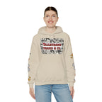 Talleyrand Band Hooded Sweatshirt Text Front/ picture back and picture sleeves