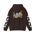 Talleyrand Band Hooded Sweatshirt Text Front/ picture back and picture sleeves