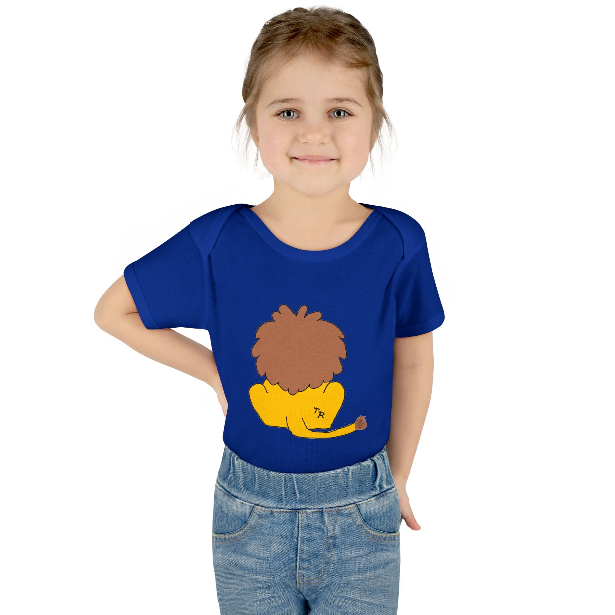 Infant Baby Rib Bodysuit - Lion