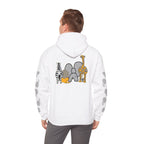 Talleyrand Band Hooded Sweatshirt Text Front/ picture back and picture sleeves
