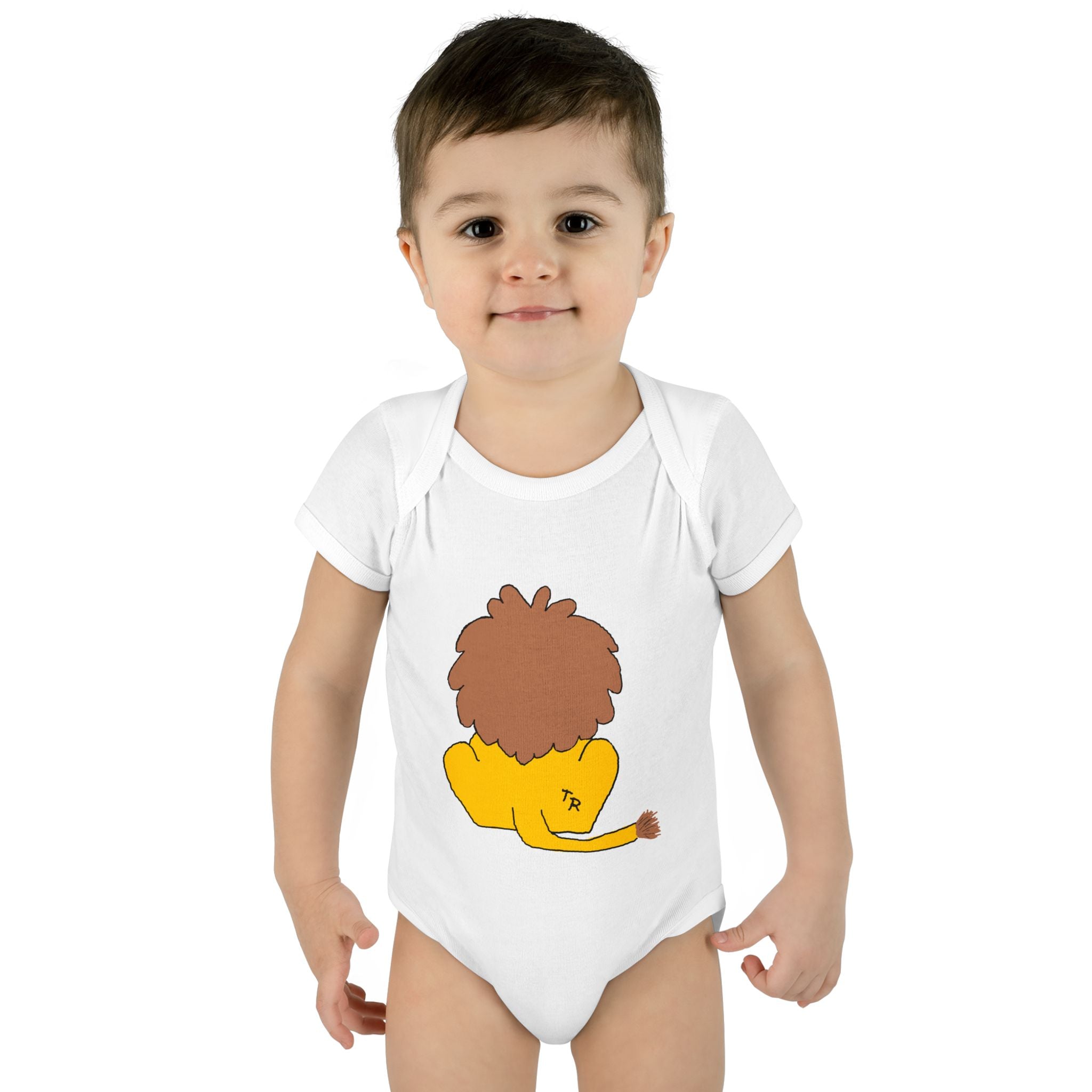 Infant Baby Rib Bodysuit - Lion