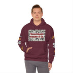 Talleyrand Band Hooded Sweatshirt Text Front/ picture back and picture sleeves