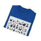 Cute Cartoon Characters Unisex T-Shirt, Graphic Tee, Fun Gift for Kids, Comfortable Apparel, Halloween, Birthday Shirt