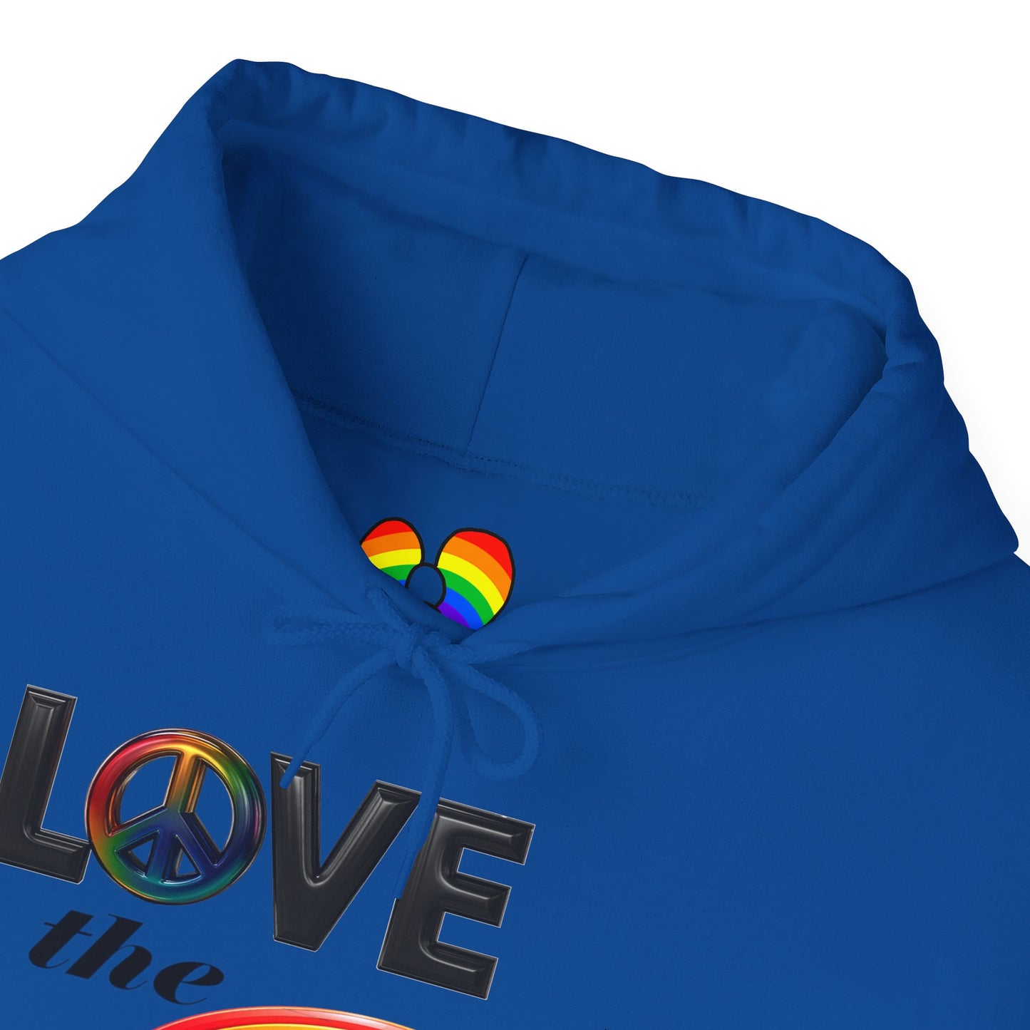 Rainbow Love Peace Hoodie