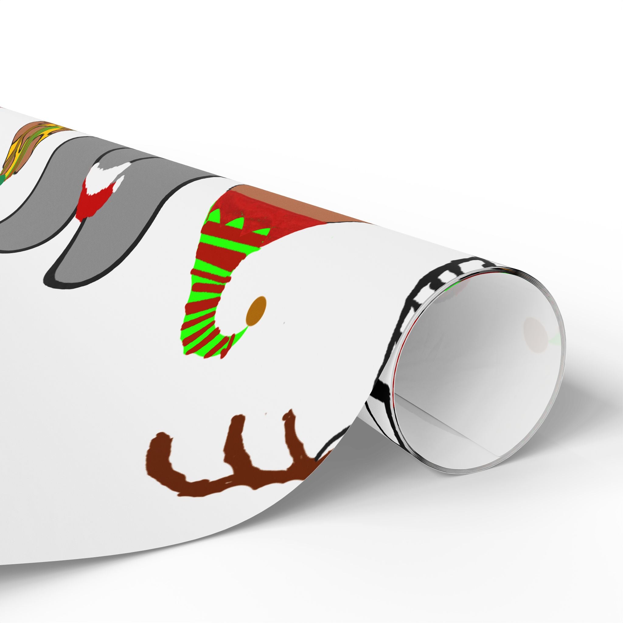 Talleyrand Band - Exclusive Holiday Wrapping Paper! With the Talleyrand Elephant, Giraffe, Zebra, Lion and Mouse