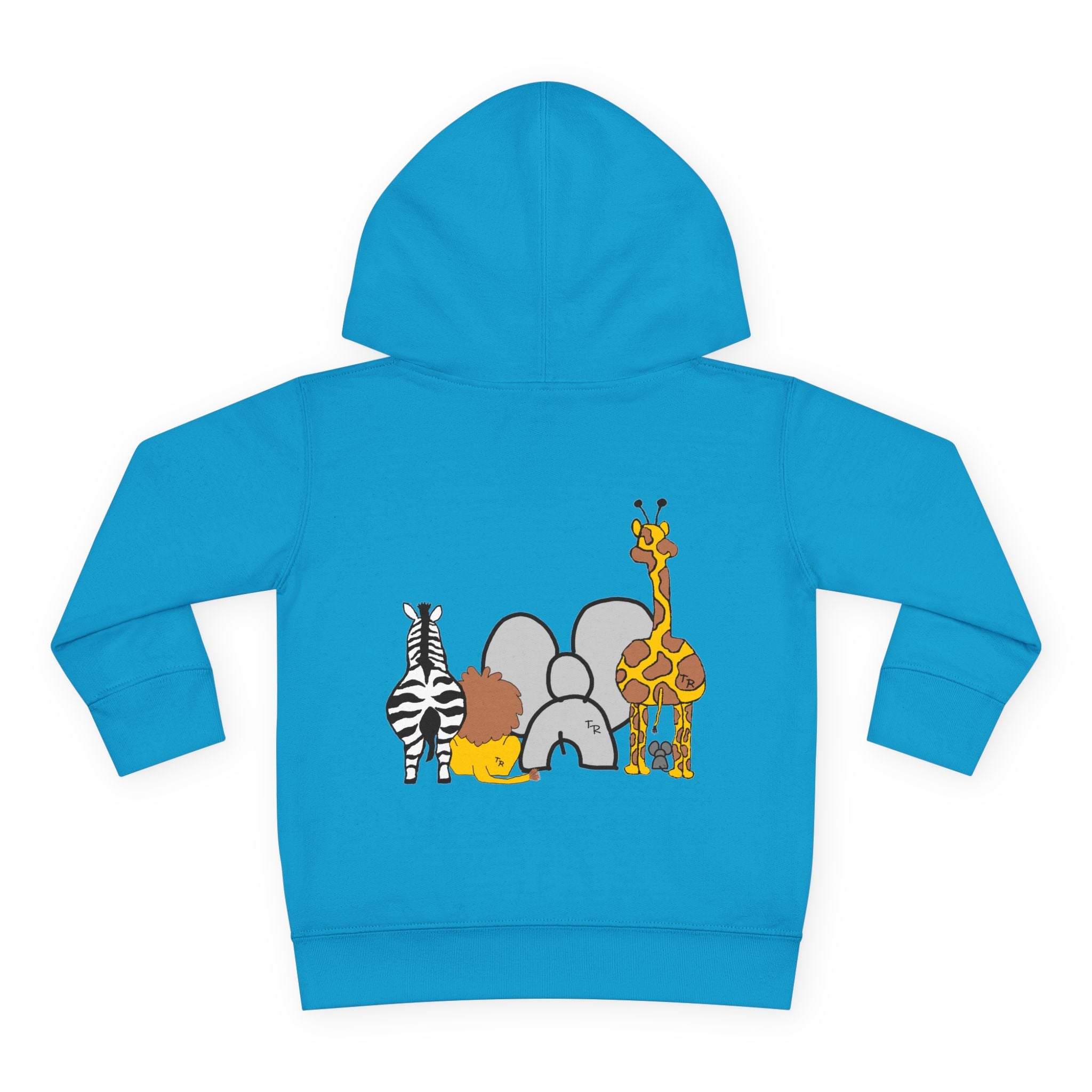 Kids Fleece Hoodie - TalleyRand Band Print Front - Stick Together Fam Back