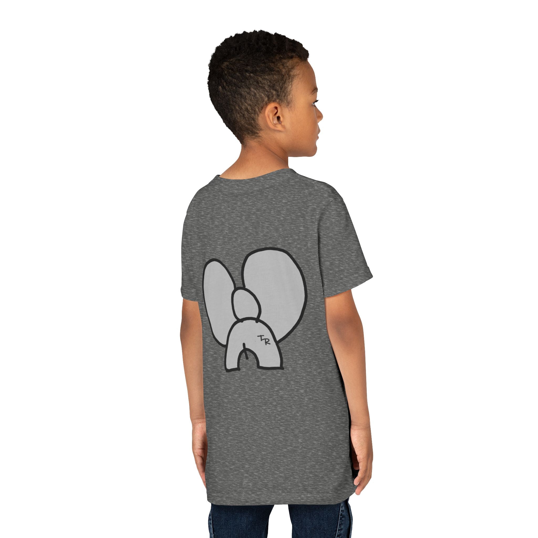 Youth Tee - Animals Front - Elephant