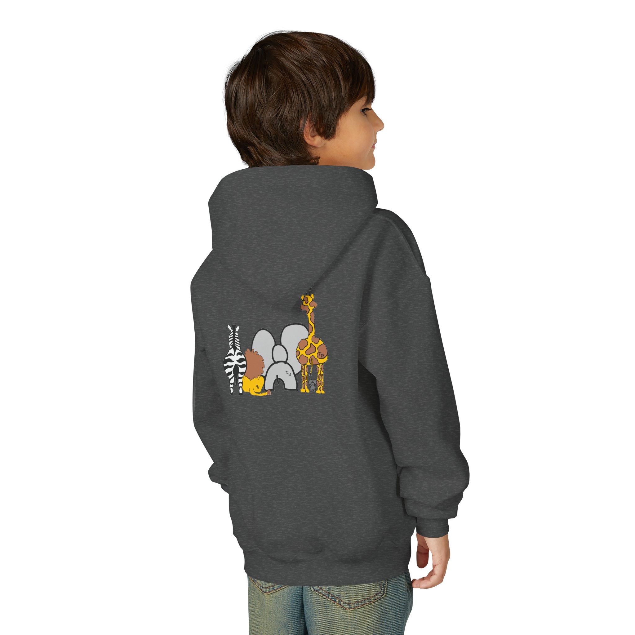 Youth Hoodie -TalleyRand Band Front/Animals Back