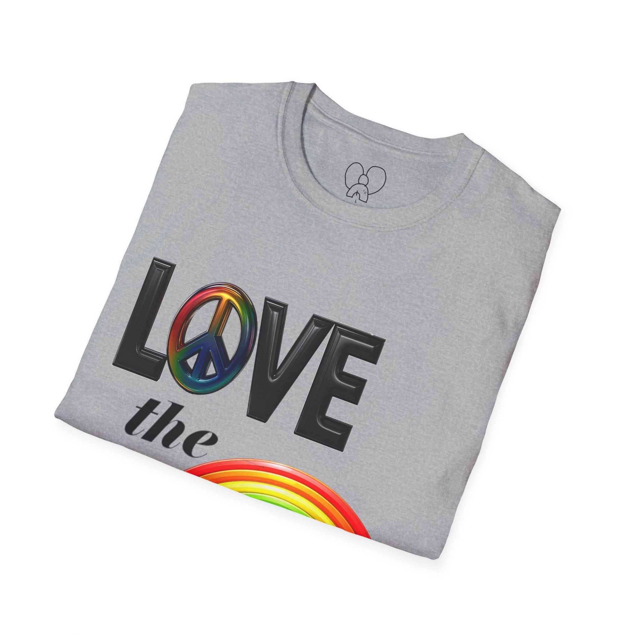 Rainbow Love Unisex T-Shirt