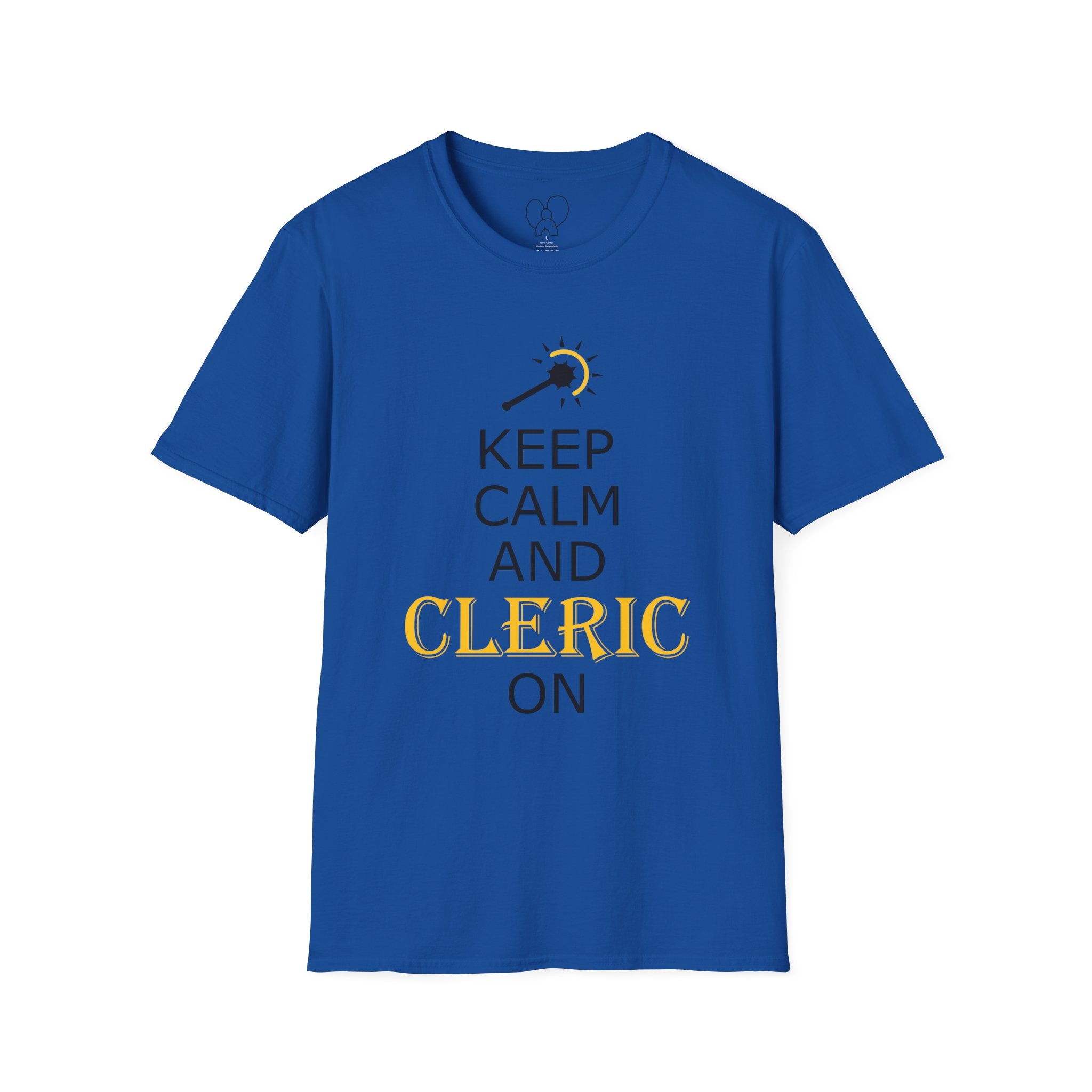 Keep Calm and Cleric On T-Shirt, Unisex