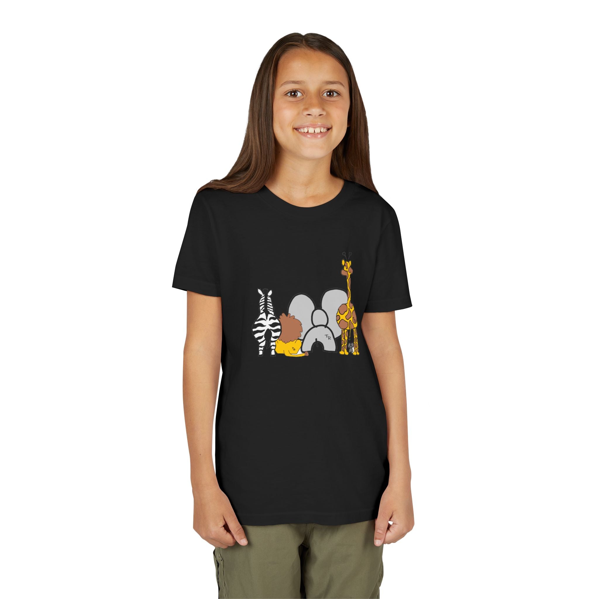 Youth Tee - Animals Front - Elephant