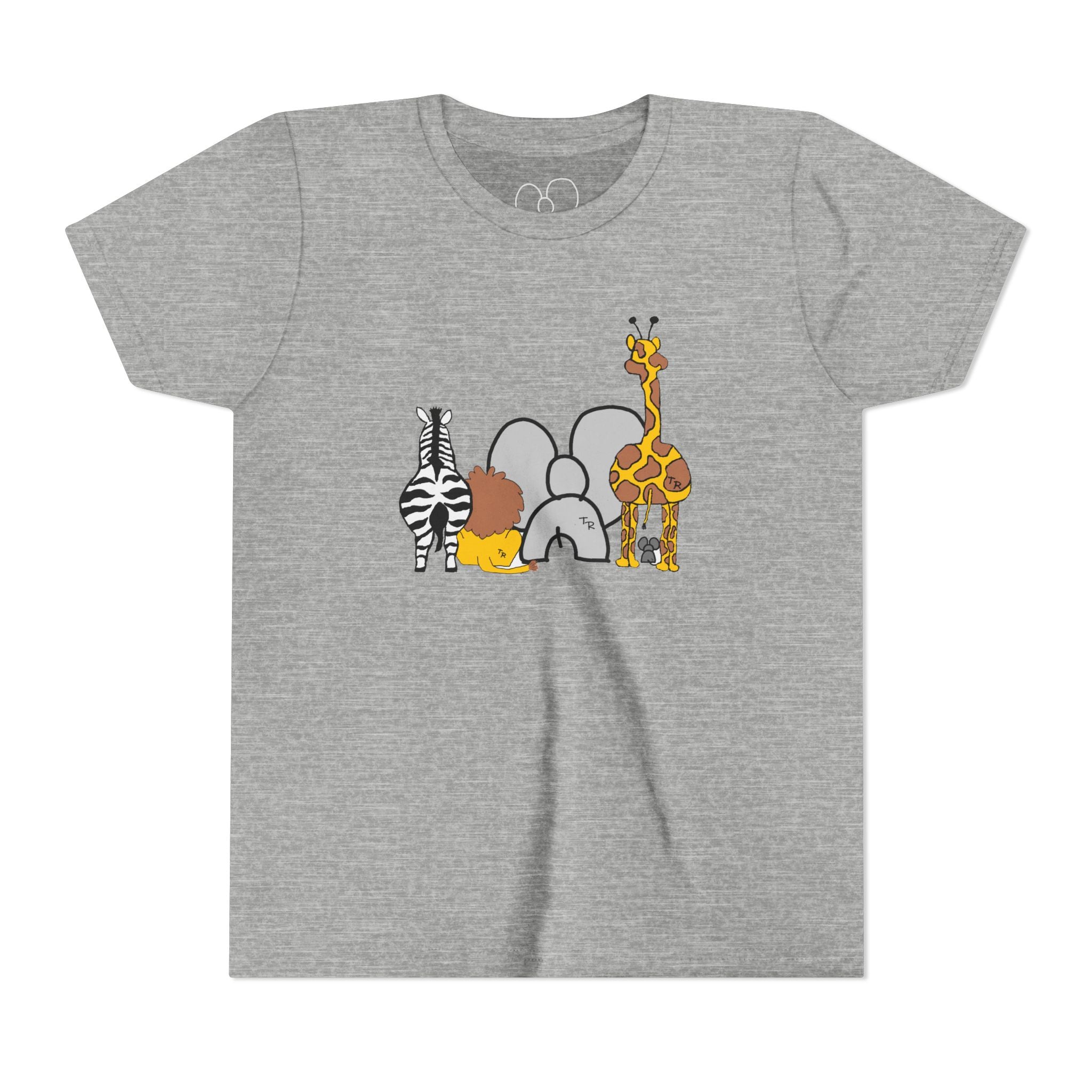 Youth Tee - Animals Front - Elephant