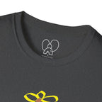 Unisex Softstyle T-Shirt with 'Miss You, Love You' Floral Design - Perfect for Gifts, Casual Wear, Friendship, Love