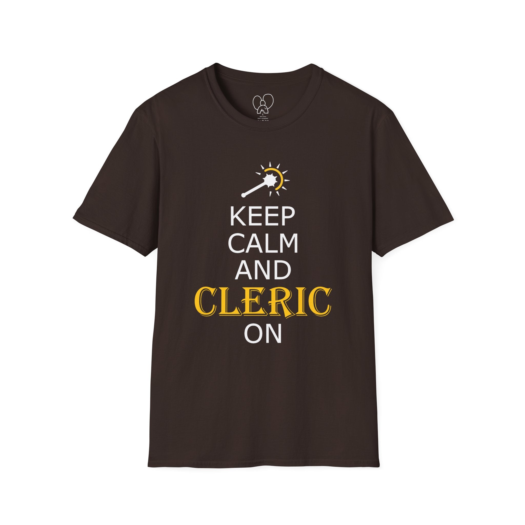 Keep Calm and Cleric On T-Shirt, Unisex